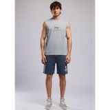 Lee Cooper ARLO Regular Fit%100 Pamuk Baskılı Şort Mavi, S, 262 LCM 221022, MAVİ, Erkek