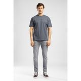 Lee Cooper Aylex Erkek Loose %100 Pamuk Baskılı Bisiklet Yaka T-Shirt Mavi