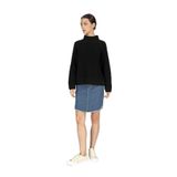 Lee Cooper Balıkçı Yaka Normal Düz Siyah Kazak Kadın 251 Lcf 241020 Pearly S