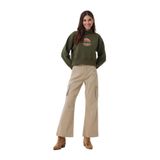Lee Cooper Balıkçı Yaka Sweatshirt, XS, 5003069084, Haki, kadın
