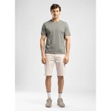 Lee Cooper Baselo Erkek Regular Fit %100 Pamuk Basic Bisiklet Yaka T-Shirt Gri - 2XL - 095-Gri