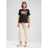Lee Cooper Basic Baskılı T-Shirt, S, 5003361970, Siyah, Kadın