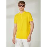 Lee Cooper Basıc Erkek Polo Yaka Pike T-Shirt Sarı