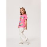 Lee Cooper Baskılı Koyu Pembe Kadın T-Shirt 232 Lcg 242003 Raınbow K.pembe - 8 Yaş