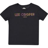 Lee Cooper Baskili Siyah Kiz Çocuk T-Shirt 222 Lcg 242005 Neon Siyah - 6 Yaş