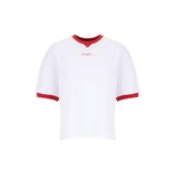 Lee Cooper Baskılı T-Shirt, M, 5003362002, Beyaz, Kadın
