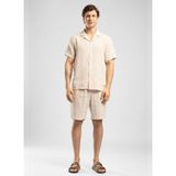 Lee Cooper Bej Erkek Regular Fit Gömlek 262 Lcm 241014 Borle Bej - S
