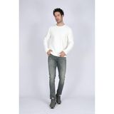 Lee Cooper Ben Erkek %100 Pamuk O Yaka Sweatshirt Ekru
