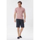 Lee Cooper Bernard Erkek %100 Pamuk Polo Yaka T-Shirt Gül Kurusu - XL - 05-Pembe