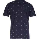 Lee Cooper Berry Erkek %100 Pamuk Bisiklet Yaka T-Shirt Lacivert - 004-Mavi