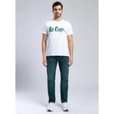 Lee Cooper Bisiklet Yaka Beyaz Erkek T-Shirt 252 Lcm 242001 Londonlogo Beyaz-Y - 2XL
