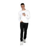 Lee Cooper Bisiklet Yaka Sweatshirt, XL, 251 LCM 241028, BEYAZ, erkek