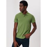 Lee Cooper Bobby Erkek %100 Pamuk Polo Yaka T-shirt Haki
