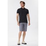 Lee Cooper Bradley Erkek %100 Pamuk Polo Yaka T-Shirt Siyah - 05-Siyah