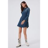 Lee Cooper Brandy Kadın Jean Elbise Huelva Deep Blue