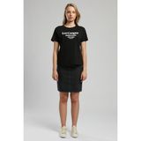 Lee Cooper Brighton Kadın %100 Pamuk O Yaka T-Shirt Siyah - XS