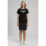 Lee Cooper Brighton Kadın %100 Pamuk O Yaka T-Shirt Siyah