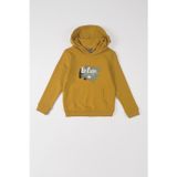 Lee Cooper Brush Erkek Çocuk Kapüşonlu Sweatshirt Hardal