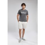 Lee Cooper Burf Erkek %100 Pamuk Dokuma Şort Ekru