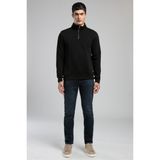 Lee Cooper Ceaser Erkek Dik Yaka Sweatshirt Siyah