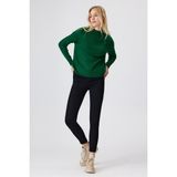 Lee Cooper Chaya Kadın Yarım Balıkçı Yaka Kazak Yeşil - 2XL