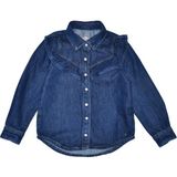 Lee Cooper Cherry Kız Çocuk Jean Gömlek Dark Blue - 4 Yaş - Mavi