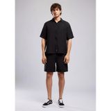 Lee Cooper CLAY Regular Fit Kısa Kol Gömlek Siyah, XL, 262 LCM 241011, SİYAH, Erkek