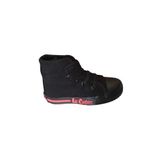 Lee Cooper Çocuk Siyah Kırmızı Convers Sneakers Ayakkabı, 24, 30054, Siyah Kırmızı, Unisex Çocuk