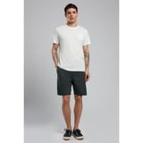 Lee Cooper Codrin Erkek %100 Pamuk O Yaka T-Shirt Ekru - Beyaz