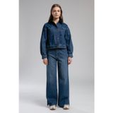 Lee Cooper Cropy Kadın Jean Ceket Siyah