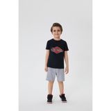 Lee Cooper Danny Erkek Çocuk Örme Şort Açık Gri Melanj - 8