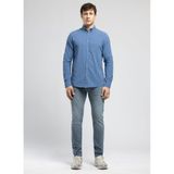 Lee Cooper Darell Slim%100 Pamuk Klasik Yaka Gömlek İndigo, 2XL, 262 LCM 241001, MAVİ, Erkek