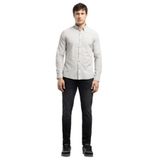 Lee Cooper Darell Slim%100 Pamuk Klasik Yaka Gömlek, S, 262 LCM 241001, Gri, Erkek