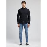 Lee Cooper Darell Slim%100 Pamuk Klasik Yaka Gömlek Siyah, S, 262 LCM 241001, SİYAH, Erkek