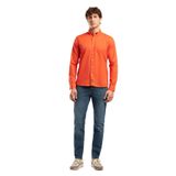 Lee Cooper Day Regular Fit Pamuklu Uzun Kol Gömlek, L, 262 LCM 241004, TURUNCU, Erkek
