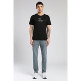 Lee Cooper Desav Erkek %100 Pamuk O Yaka T-Shirt Siyah - 05-Siyah