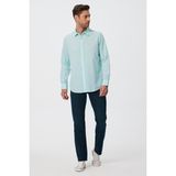 Lee Cooper Dexter Erkek %100 Pamuk Dokuma Gömlek Mint - Yeşil