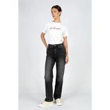 Lee Cooper Diana Yüksek Bel Normal Kesim Düz Paça %100 Pamuk Rosada Acid Kadın Jean Pantolon - Siyah - 30 / 29