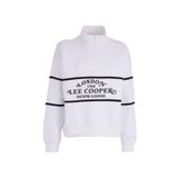 Lee Cooper Dik Yaka Baskılı Sweatshırt, M, 5003203504, Beyaz, kadın