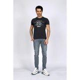 Lee Cooper Divided Erkek %100 Pamuk O Yaka T-Shirt Antrasit - 095-Gri