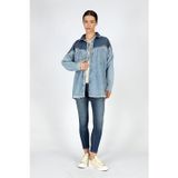 Lee Cooper Donde Kadın %100 Pamuk Jean Ceket