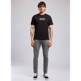 Lee Cooper DORIAN Regular Fit%100 Pamuk Baskılı Bisiklet Yaka T-Shirt Siyah, 2XL, 262 LCM 242044, SİYAH, Erkek