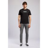 Lee Cooper DORIAN Regular Fit%100 Pamuk Baskılı Bisiklet Yaka T-Shirt Siyah, XL, 262 LCM 242044, SİYAH, Erkek