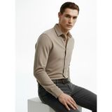 Lee Cooper Doyle Erkek %100 Pamuk Dokuma Gömlek Haki - Yeşil