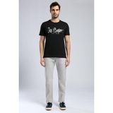 Lee Cooper Drawinglogo Erkek %100 Pamuk O Yaka T-Shirt Siyah - 05-Siyah