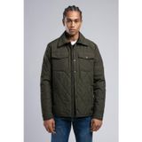 Lee Cooper Dustin Kapitoneli Regular Fit Gömlek Yaka Erkek Mont 251 LCM 232011 5201 HAKİ