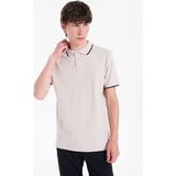Lee Cooper Ekru Erkek Regular Fit Polo T-Shirt 262 Lcm 242024 Brat Taş
