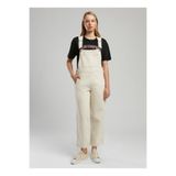Lee Cooper Ekru Mom Fit Kadın Salopet 252 LCF 225001 FLOWERS EKRU