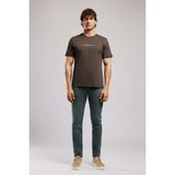 Lee Cooper Elvıs Erkek Regular Fit %100 Pamuk Baskılı Bisiklet Yaka T-Shirt Kahverengi - 03-Kahverengi - XL