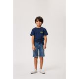 Lee Cooper Elyo 5 Erkek Çocuk Jean Şort Denim - Mavi - 10